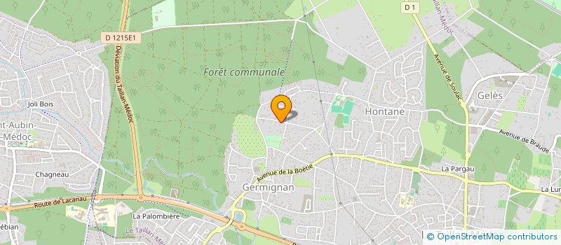 localisation de l'entreprise LACLEM  LE TAILLAN-MEDOC