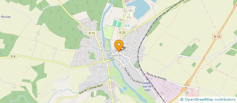 localisation de l'entreprise LACLEMA à CLOYES-LES-TROIS-RIVIERES