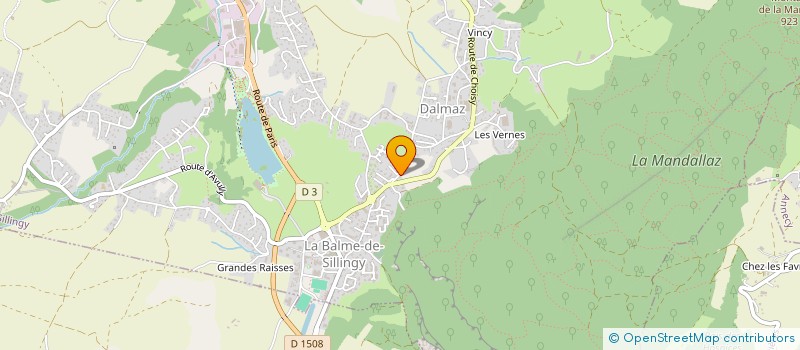 localisation de l'entreprise LACLEMARICK  EPAGNY METZ-TESSY