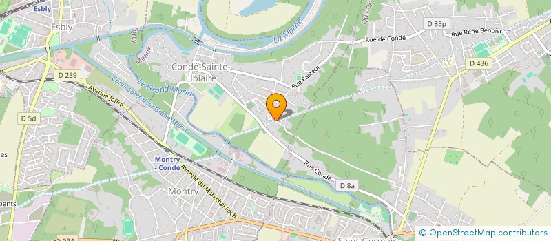 localisation de l'entreprise LACLEY  CONDE-SAINTE-LIBIAIRE