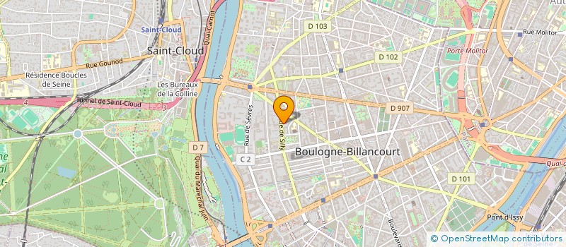 localisation de l'entreprise LACM à BOULOGNE-BILLANCOURT