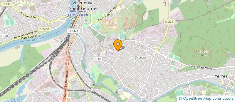 localisation de l'entreprise LACM  CROSNE