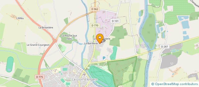 localisation de l'entreprise LACM  CHAMBELLAY