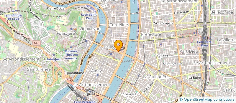 localisation de l'entreprise LACM  LYON