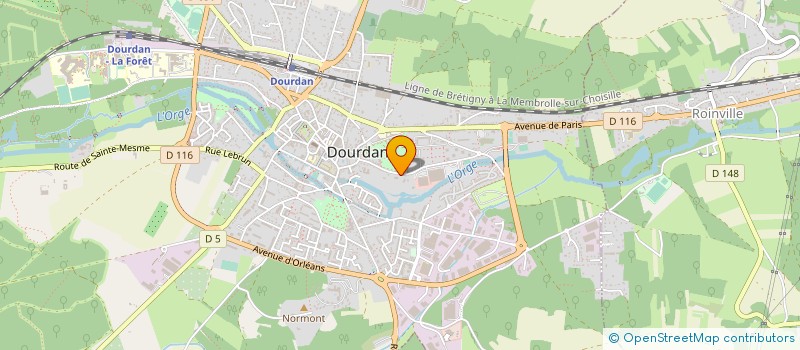 localisation de l'entreprise LACMHEO à DOURDAN
