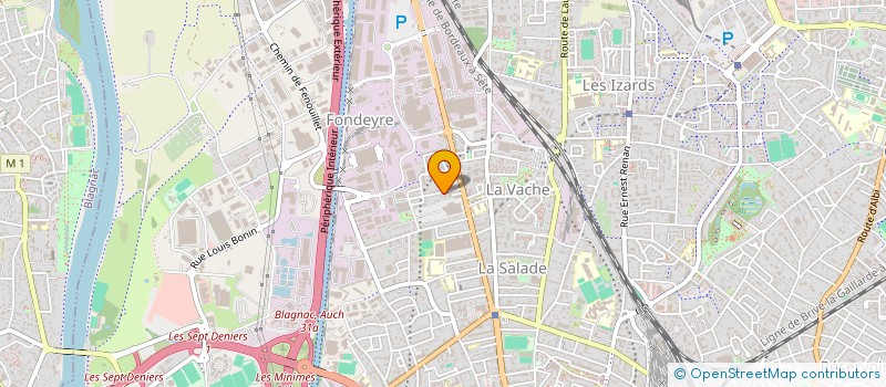 localisation de l'entreprise LACO à TOULOUSE
