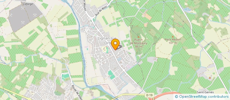 localisation de l'entreprise LACO  LIGNAN-SUR-ORB