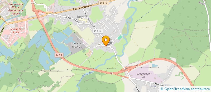 localisation de l'entreprise LACO  LOMONT