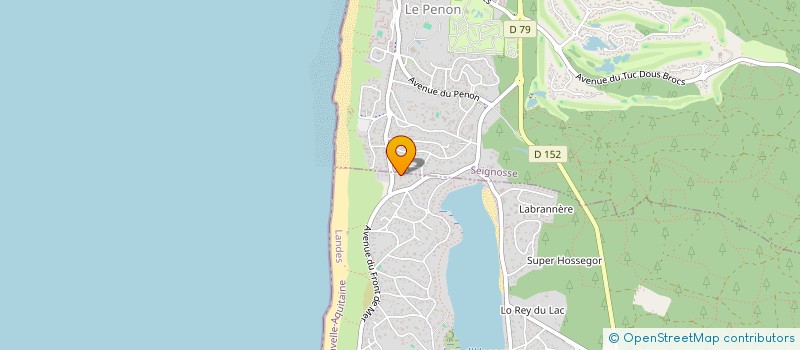 localisation de l'entreprise LACO & CO à SOORTS-HOSSEGOR