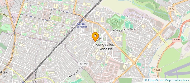 localisation de l'entreprise LACO'WORK & CO à GARGES-LES-GONESSE