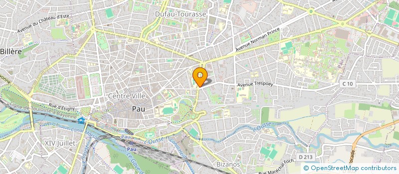 localisation de l'entreprise LACOCA INVEST à PAU