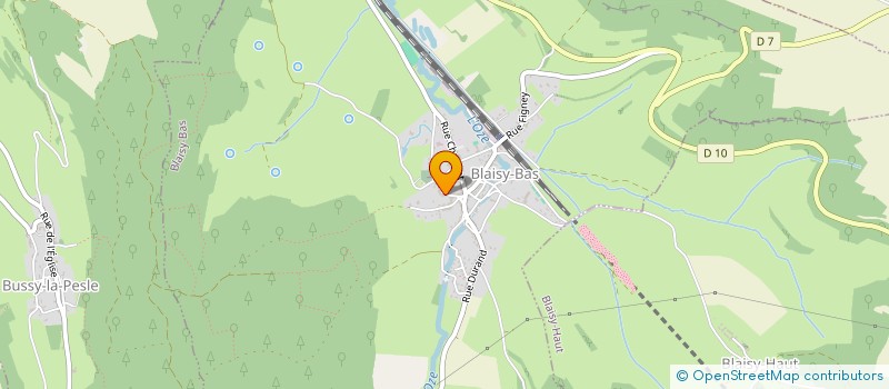 localisation de l'entreprise LACOLIGA  BLAISY-BAS