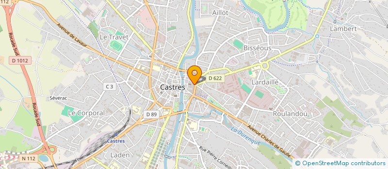 localisation de l'entreprise LACOMA  CASTRES