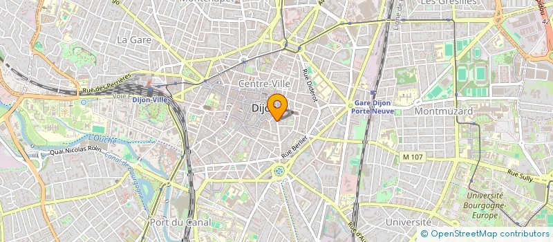 localisation de l'entreprise LACOMBE  DIJON