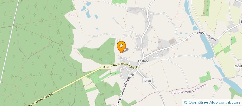 localisation de l'entreprise LACOMBE CONSEIL  SAINT-MARTIN-D'AUXIGNY