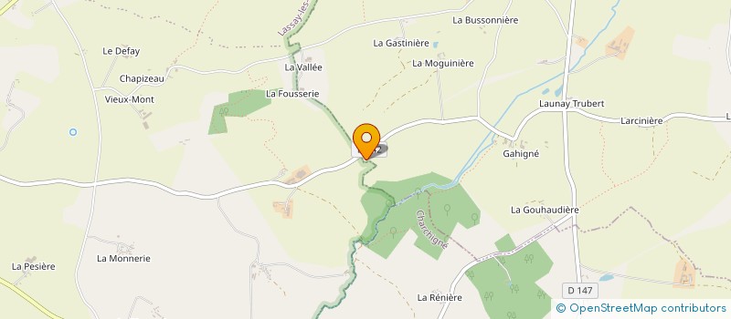 localisation de l'entreprise LACOMBE ELEC  CHEVAIGNE-DU-MAINE