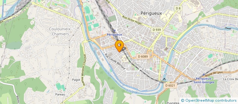 localisation de l'entreprise LACOMBE ET FILS à PERIGUEUX
