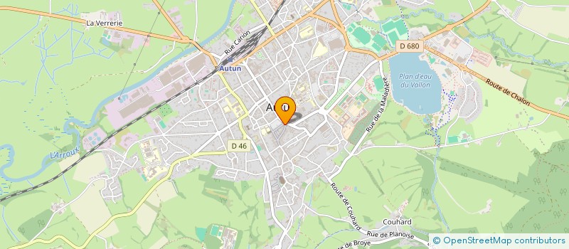 localisation de l'entreprise LACOMBE FINANCE à AUTUN