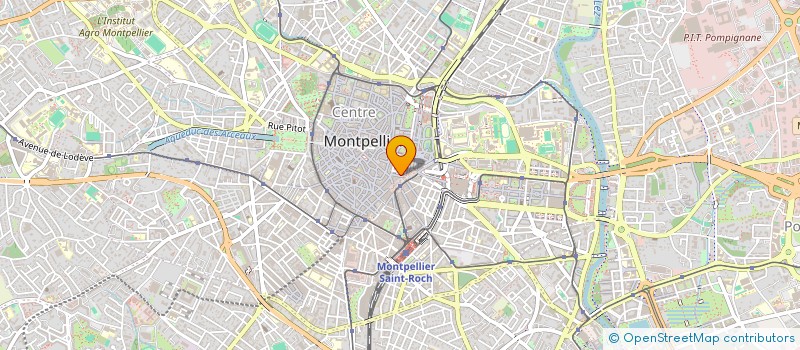 localisation de l'entreprise LACOMBE IMMOBILIER à MONTPELLIER