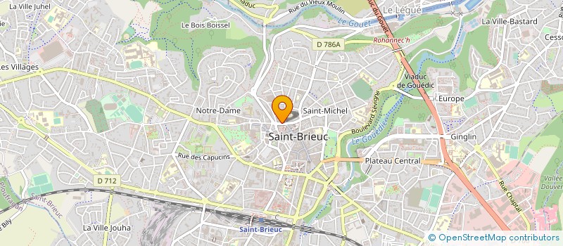 localisation de l'entreprise LACOMBLET ET CIE à SAINT-BRIEUC