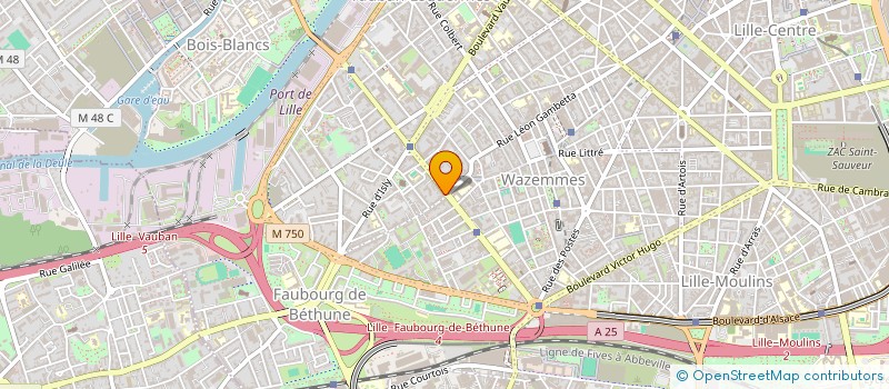 localisation de l'entreprise LACOMBLEZ IMMOBILIER à LILLE