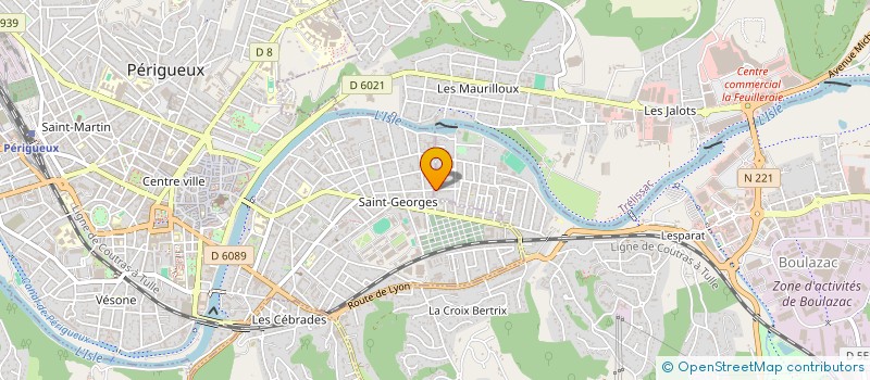 localisation de l'entreprise LACONI à PERIGUEUX