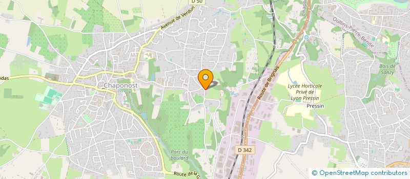 localisation de l'entreprise LACONI  CHAPONOST