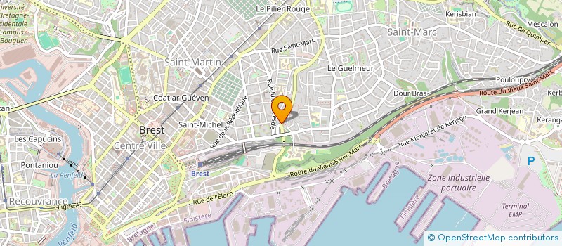 localisation de l'entreprise LACONIL à BREST