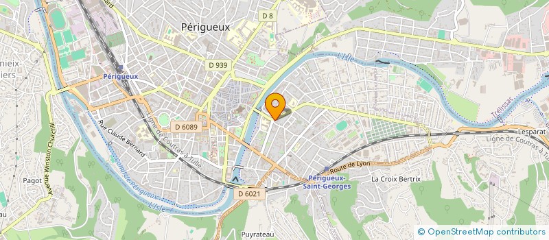 localisation de l'entreprise LACOR à PERIGUEUX