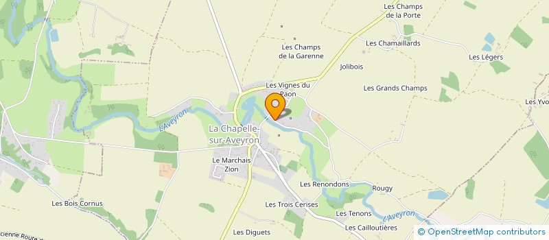 localisation de l'entreprise LACORD COUVERTURE  LA CHAPELLE-SUR-AVEYRON