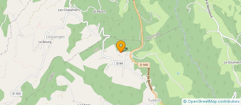 localisation de l'entreprise LACOSTE  TUDEILS