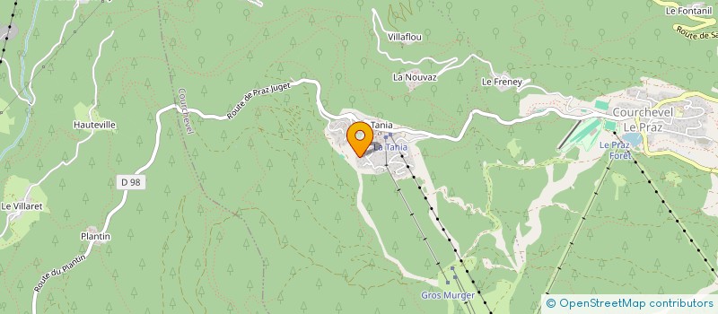 localisation de l'entreprise LACOSTE à COURCHEVEL