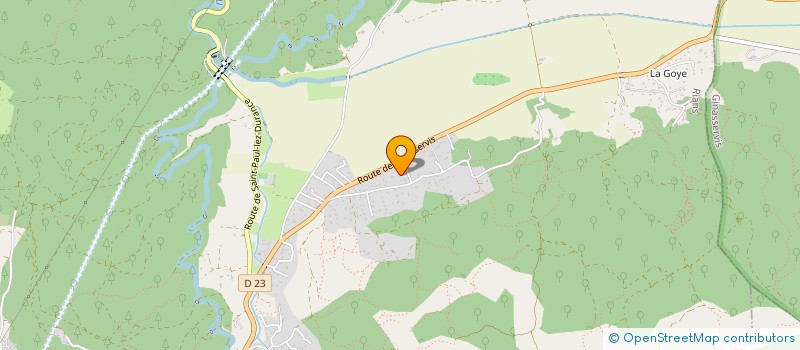 localisation de l'entreprise LACOSTE  RIANS