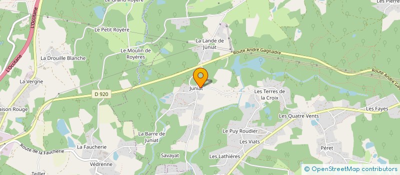 localisation de l'entreprise LACOSTE COCCONI  AMBAZAC