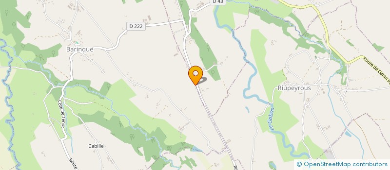 localisation de l'entreprise LACOSTE DAY  LUSSAGNET-LUSSON