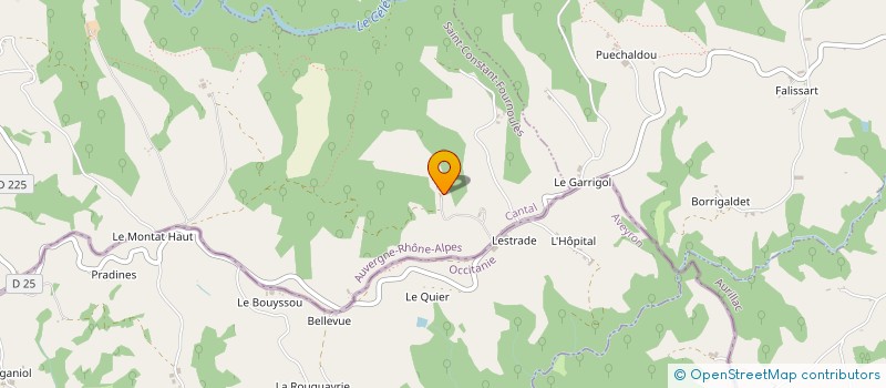 localisation de l'entreprise LACOSTE ET CIE à LEYNHAC