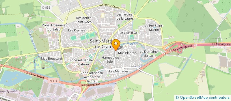 localisation de l'entreprise LACOSTE SUD IMMOBILIER à SAINT-MARTIN-DE-CRAU