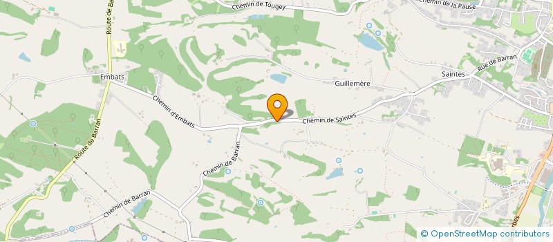 localisation de l'entreprise LACOUME SAINT JACQUES  AUCH