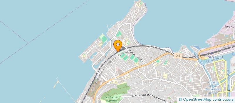 localisation de l'entreprise LACOUR  SETE