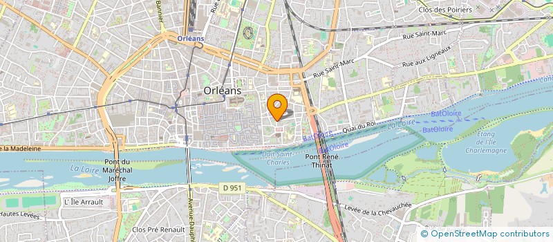localisation de l'entreprise LACOUR  ORLEANS