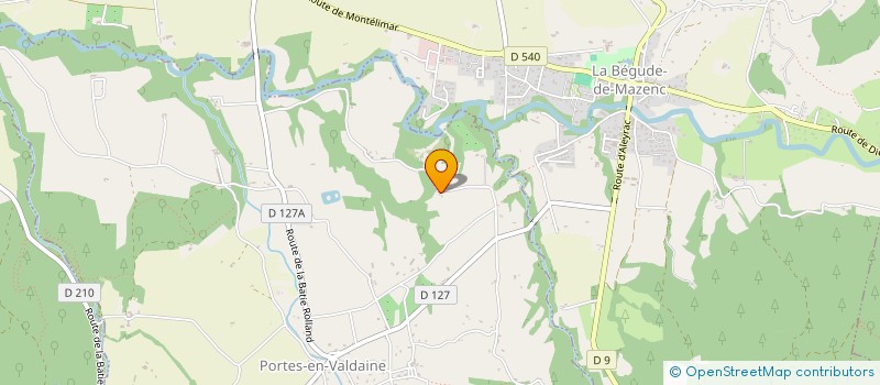 localisation de l'entreprise LACOUR EVENT  PORTES-EN-VALDAINE