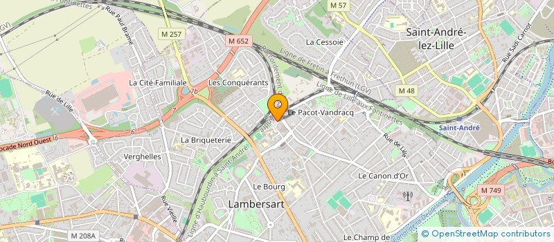 localisation de l'entreprise LACOUR THEETTEN à LAMBERSART