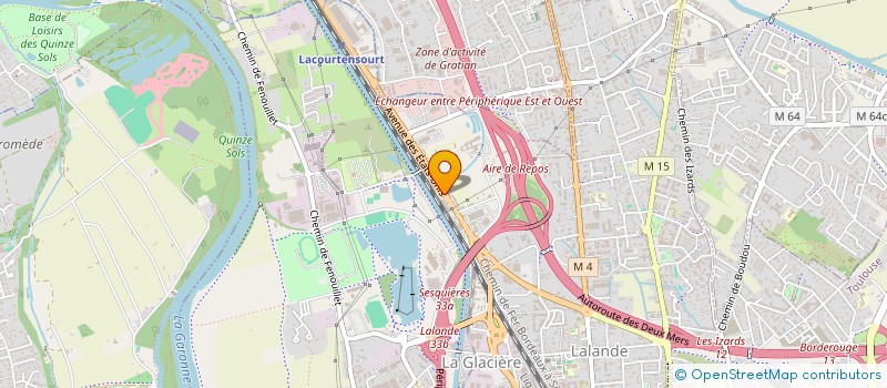 localisation de l'entreprise LACOURT 341 à TOULOUSE