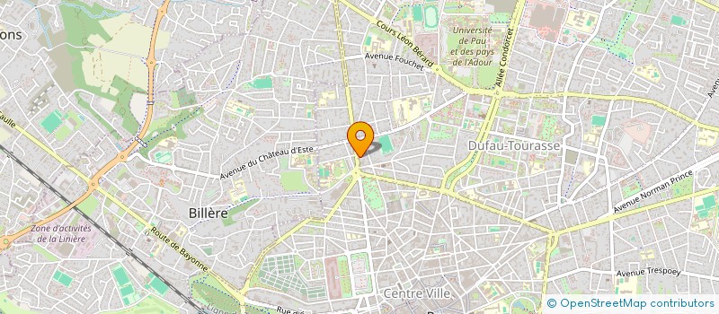 localisation de l'entreprise LACQ IMMO à PAU