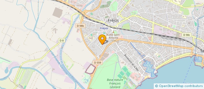 localisation de l'entreprise LACQUEMENT PAUL ET ISABELLE à FREJUS