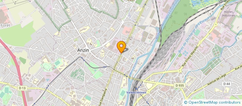 localisation de l'entreprise LACQUEMENT SPRINKLERS PROTECTIONS  ANZIN