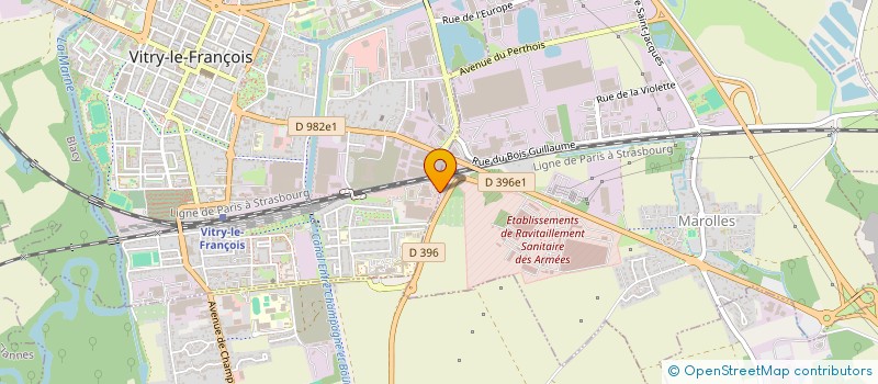 localisation de l'entreprise LACRIMAE DEUM S.A.S  VITRY-LE-FRANCOIS