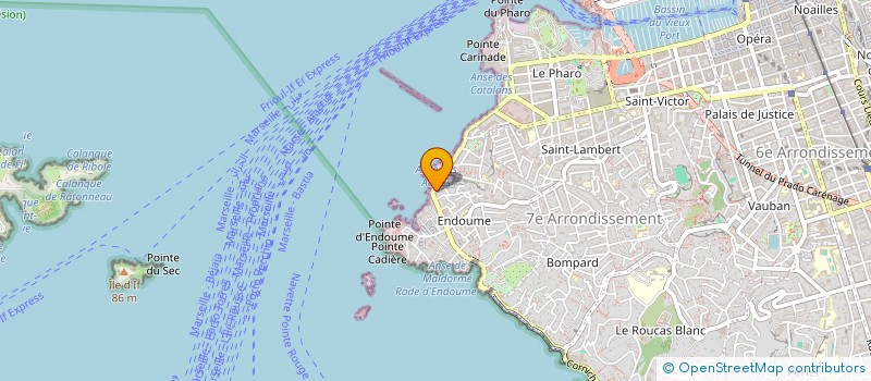 localisation de l'entreprise LACROICAINE à MARSEILLE