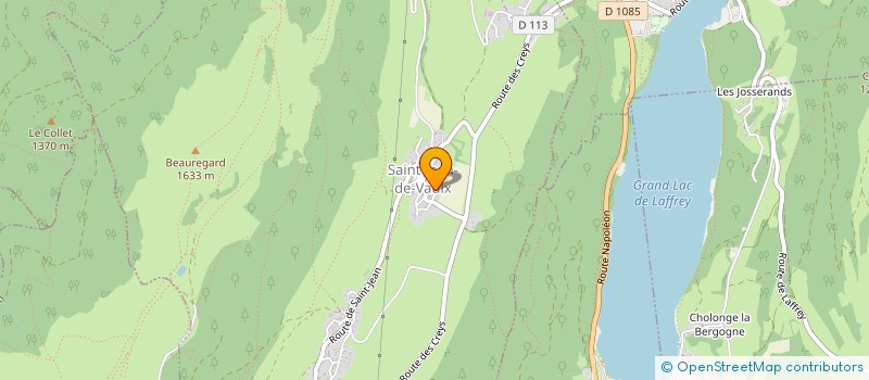 localisation de l'entreprise LACROIX  NOTRE-DAME-DE-MESAGE