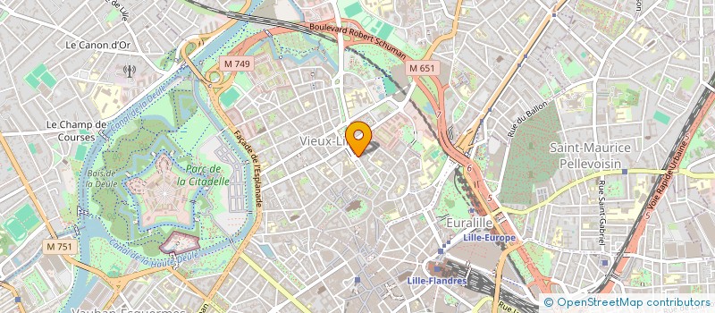 localisation de l'entreprise LACROIX à LILLE
